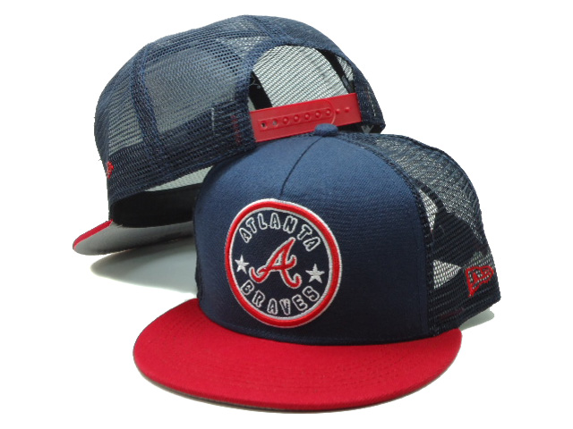 MLB Atlanta Braves NE Trucker Hat #02